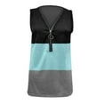 thumbnail image 6 of Aloohaidyvio Tops,Womens Tops Casual Printed Vest Zipper V-Neck Loose Sleeveless T-Shirt, 6 of 6