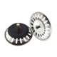 thumbnail image 1 of Desagüe del fregadero y accesorios, colador de fregadero de cocina de acero inoxidable de 8 cm, tapón de fregadero de doble capa, escurridor de fregadero para cocina y baño, 2 piezas, 1 of 2