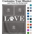 thumbnail image 4 of Gifts for Cat Lovers, Custom Cat Themed Blanket Personalised Photo Blanket for Pets, Cat Lovers Gift Ideas Soft Throw Blankets for Women Girls Christmas Birthday Gifts with Cute Cats, 4 of 6