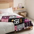 thumbnail image 3 of LHSHID Happy Birthday Blanket Birthday Gifts for Women Happy Birthday to You Soft Throw Blanket Happy Birthday Gifts for Women Women Girl Birthday Gift Ideas Womens Birthday Gifts Size 50x60in, 3 of 6
