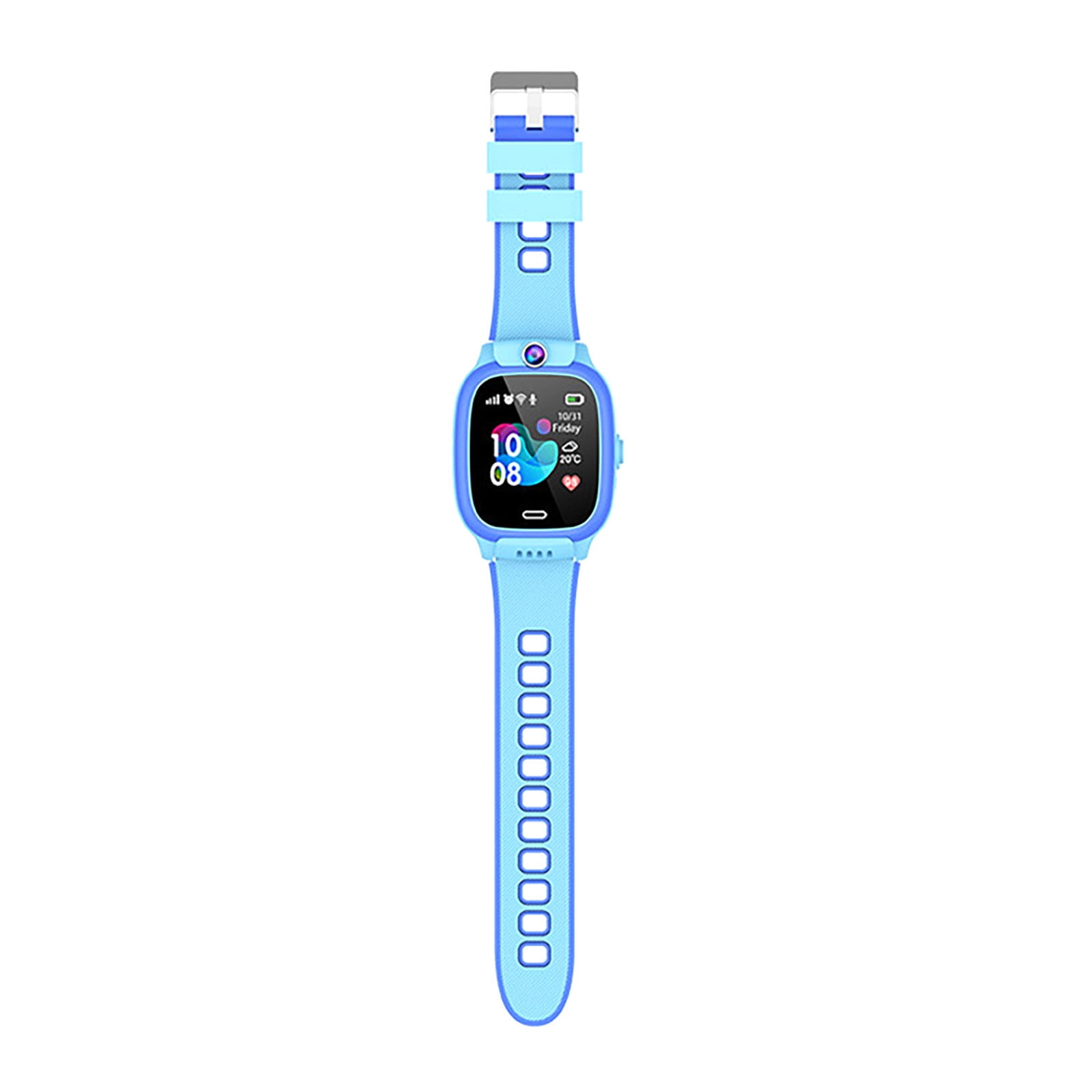 Smart Watch with WiFi GPS Tracker HD Camera Voice Chat Waterproof Learning Games Long Standby 680mAh Battery for Students 1.44 Inch Screen LBS Positioning Parent-Child Communication Safety Phone Watch
