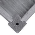 thumbnail image 4 of Yaheetech Rectangle Fir Wood Raised Garden Bed Planters,Gray, 4 of 9
