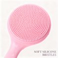 thumbnail image 4 of Deep Cleansing Facial Massage Brush, Gentle Exfoliation and Skincare, Cleaning Pores Silicone Brush for Removing Blackheads-Blue, 4 of 5