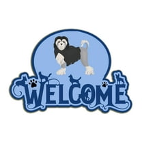 Lowchen Little Lion Dog #2 Welcome Door Hanger Decoration
