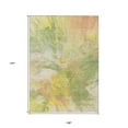 thumbnail image 3 of HomeRoots 579725 9 x 12 ft. Abstract Washable Indoor & Outdoor Rectangle Area Rug, Green & Yellow, 3 of 5