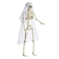 thumbnail image 1 of Halloween Skeleton Decorations Groom Bride Bones Props Decor Abstract Artwork Teaching Tool - White, 1 of 6