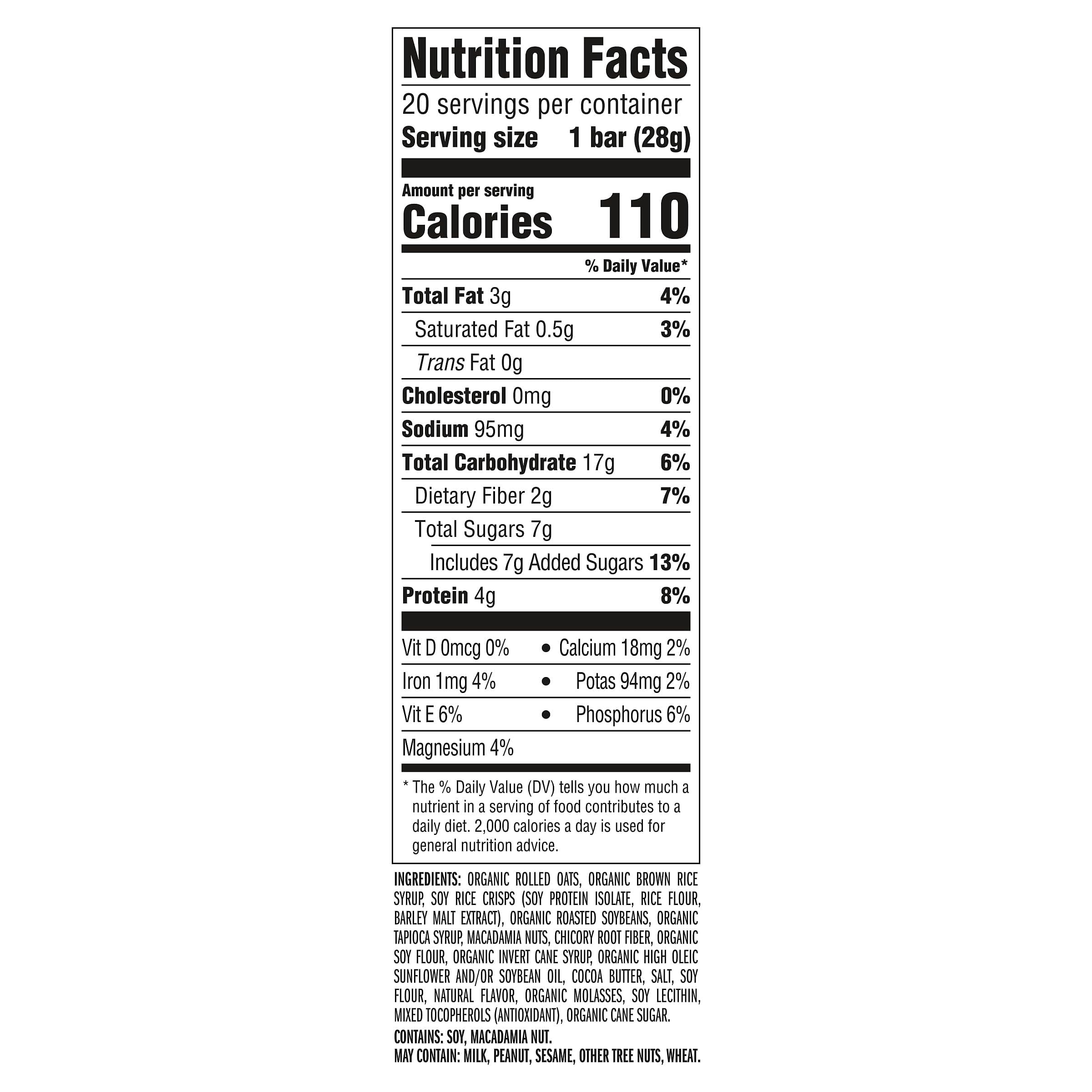 (4 pack) CLIF BAR Minis White Chocolate Macadamia Nut Flavor Snack-Size Energy Bars, 20ct