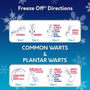 Compound W Freeze off Wart Remover, 8 Swab Freeze Applications and 12 CushionDiscs