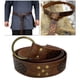 thumbnail image 5 of Cinturón Medieval Yuyangstore Cinturón Medieval para Hombre Marrón, 5 of 8
