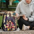 thumbnail image 6 of Gorillaz Backpack Rucksack Book Bag Schoolbag Shoulder Bag Casual Hiking Daypack, 6 of 8