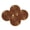 Coffee, variant on Homebia Designs Beaded Placemats Set of 4 - Round Farmhouse Charger Mats - Handcrafted Decorative Glitz Table Placemats for Dinner Parties, Holidays, Weddings & Elegant Dining Décor - 13 Inch Silver
