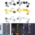 thumbnail image 6 of KDJ 3D Rattan Flower Stickers for Wall Door Living Room Bedroom Decal DIY Decor - for Home Decor, 6 of 7