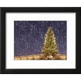 thumbnail image 2 of Christmas Tree under Snowfall, Seasons Transportation Framed Art Print Wall Art Sold by Art.Com, 2 of 6