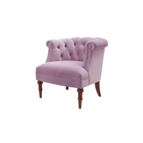 Katherine Tufted Accent Chair, Lavender