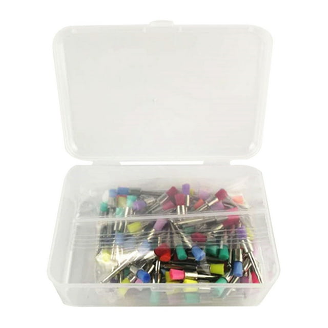 Cepillo de pulido dental 100 piezas de nylon colorido pulidor plano Materiales de laboratorio dental