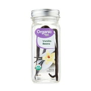 Great Value Organic Vanilla Beans, 2 Count Jar
