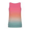 thumbnail image 5 of Jinhomg Floral Tank Top for Women 2026 Summer Sleeveless Shirts Dressy Casual Pleated Blouses Mint Pink XL, 5 of 6