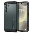 thumbnail image 1 of Funda Spigen Tough Armor para Galaxy S24 con soporte, color verde, 1 of 7