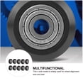 thumbnail image 3 of OUNONA 10 Pcs Wheel Alignment Roller Wheel Plastic Black for DIY Enthusiasts, 3 of 8