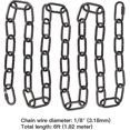 thumbnail image 4 of Lighting Chain, 6 Feet Black Lighting Fixture Chain, Metal Chandelier Chain, 4 of 5