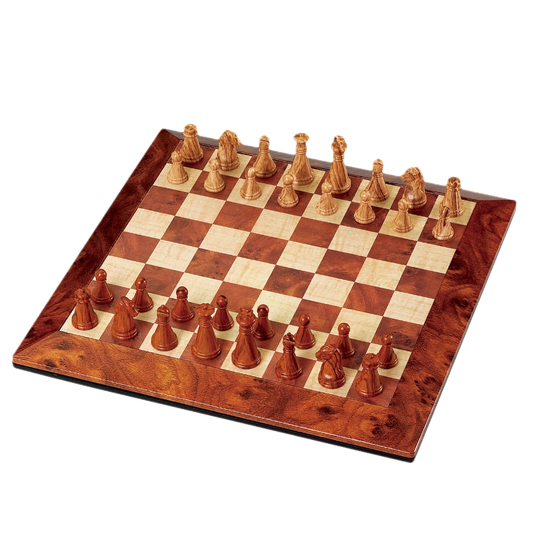 High-end Magnetic Game Chess Imitation Wood Grain International Chess ...