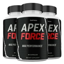 Apex Force Supplemement, High Potency Pills, All Natural Formula for Men ApexForce Capsules, 3 Month Supply (3 Pack)
