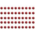 thumbnail image 1 of Toystoory Paquete de 50 pelotas de golf oscilantes elásticas para interiores y exteriores, pelota de entrenamiento de práctica a rayas, juguetes para Golf Rojo Toystoory OD023247-02, 1 of 6