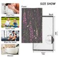 thumbnail image 6 of Yayeee 100% Cotton Hand Towels for Bathroom 16" x 28" Soft Absorbent Kitchen Towel, Dark Purple Floral Pattern, 6 of 7