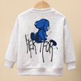 thumbnail image 3 of Sudaderas casuales con dibujos animados para niños y niñas, primavera y otoño de 2023, nueva moda infantil, jersey de cuello redondo, versátil, 3 of 5