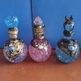 thumbnail image 4 of Dserhfy Magic Potion Bottle Mermaid Aura Perfume Bottle Vintage Resin Quartz Gemstone Wishing Bottle Handmade Gift for Her Girlfriend Wife, 4 of 8