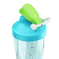 thumbnail image 5 of VOLTRX Electric Shaker Bottle - VortexBoost Portable USB C Rechargeable Protein Shake Mixer, Shaker Cups for Protein Shakes, BPA Free, Waterproof, Colored Light Base, 24 oz, 5 of 7