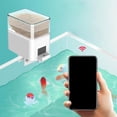 thumbnail image 1 of Smart Automatic Fish Feeder App Control timers Turtle Aquarium Gran capacidad Alimentación automática de alimentos para viajes de vacaciones Todos los Fernando Alimentador Automático, 1 of 8