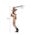 thumbnail image 4 of Soporte para medias navideñas para repisa de chimenea, soporte para medias navideñas de metal de bronce brillante para repisa de chimenea, decoraciones navideñas, 4 of 5