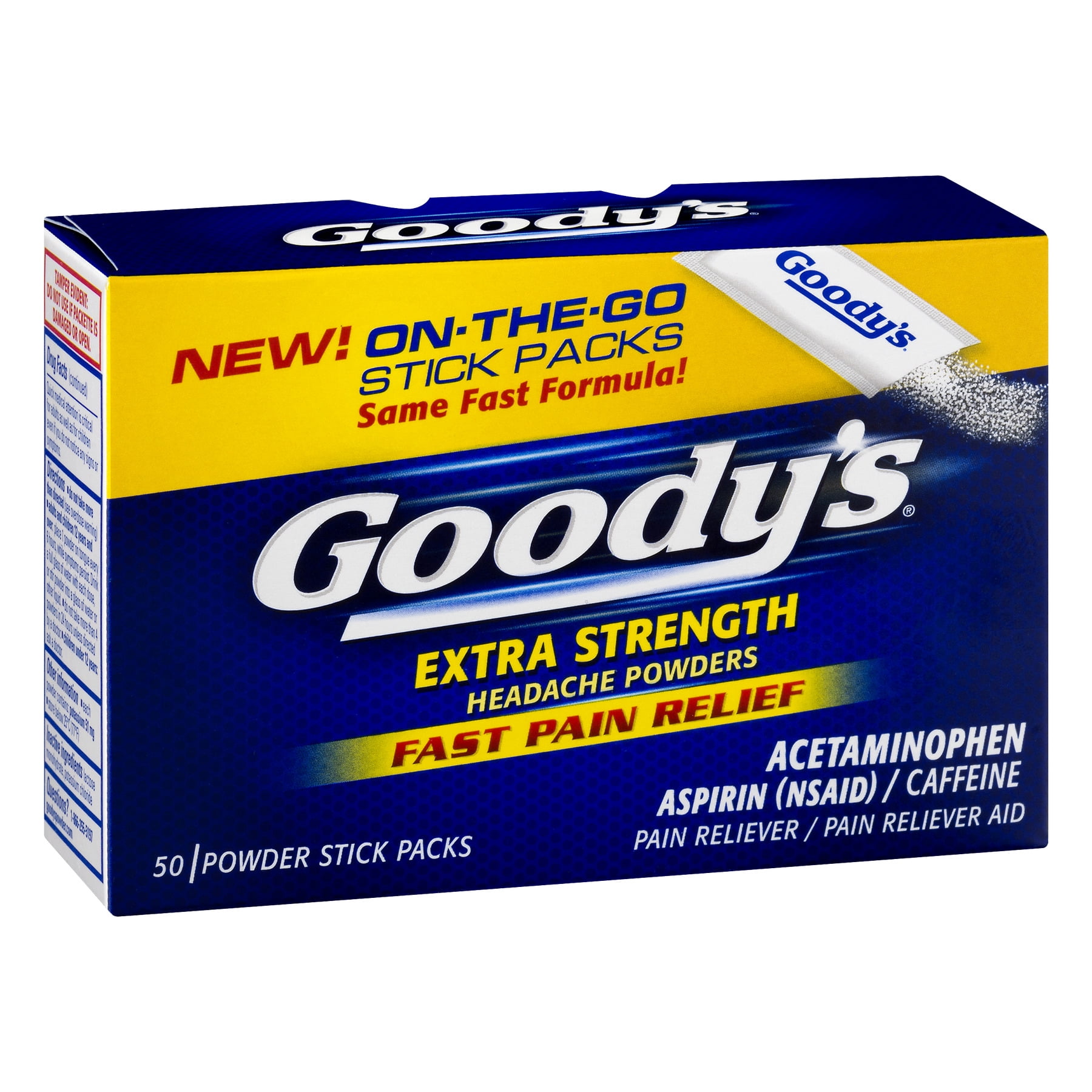 Goody's Extra Strength Headache Powders, Fast Pain Relief, 50 Count