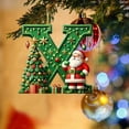 thumbnail image 3 of 26-Letter Personalized Tree Pendants, DIY Alphabet Ornaments, custom name accents for holiday décor, 3 of 5