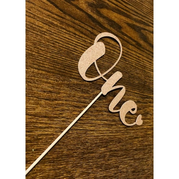 One Birthday Cake Topper