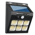 thumbnail image 2 of Luz solar con sensor de movimiento para exteriores | Luz de seguridad solar de 96 LED con 3 modos | Lámpara de pared ABS impermeable IP54 para vallas, jardines, patios y puertas | Fácil instalación, 2 of 5