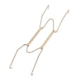 thumbnail image 4 of Ganchos dobles de resorte en forma de W de metal para colgar placas, tono dorado, 18.5 x 5.5 cm, 5 piezas, 4 of 5