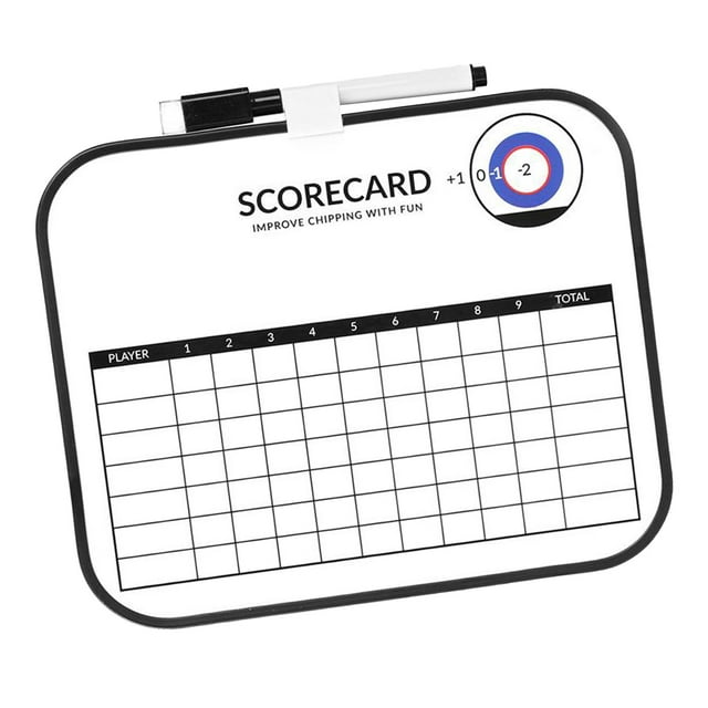 Tarjeta de puntuación de golf, tablero de entrenador, suministros de golf para escribir con bolígrafo, pizarra blanca, marcador borrable para juegos,