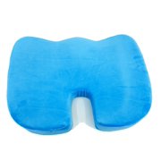 Bookishbunny Temperature Proof Memory Foam Coccyx Seat Cushion Support Pillow Sciatica & Pain Relief Car Office Chair