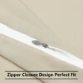 thumbnail image 4 of Unique Bargains 1800 Microfiber Zippered Pillowcases 2pcs, 4 of 10
