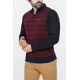 thumbnail image 2 of Chandail pour Hommes Rayé Bleu Marine Bordeaux, 2 of 6