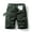 Military Green, variant on LYMAYTER Men's Cargo Shorts Relaxed Fit Multi-Pocket Summer Casual Outdoor Workwear 29-40