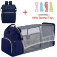thumbnail image 1 of Mochila plegable para mamá, bolsa ligera y portátil para cuna, de gran capacidad, para bebé y Mujer, 1 of 4