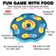 thumbnail image 3 of Juguete dispensador de golosinas para perros, juguetes interactivos de rompecabezas para perros grandes y pequeños, juguetes de estimulación mental para entrenamiento, comedero lento, 3 of 5