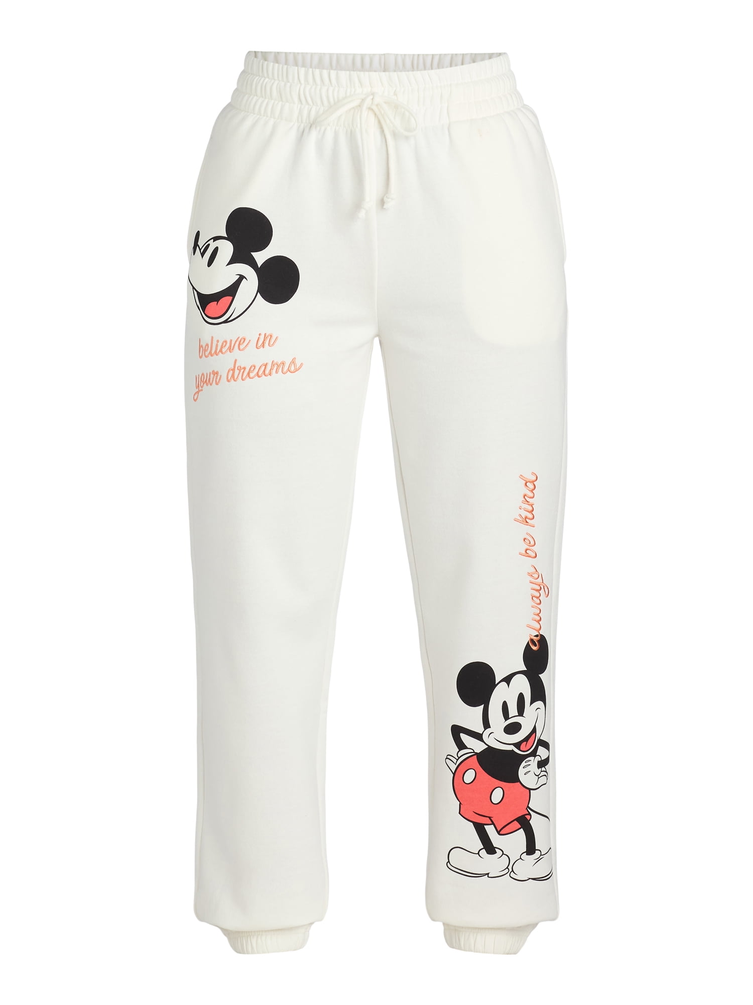 Mickey Mouse Women's Graphic Joggers, Sizes XXS-XXL