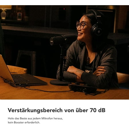Focusrite - Vocaster One Studio is the essential broadcast quality podcast kit for solo creators - Black