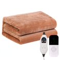 thumbnail image 1 of Manta de franela de calentamiento rápido, manta eléctrica con temporizador de 6 capas, protección contra sobrecalentamiento, lavable, para el hogar y la Oficina, 1 of 4