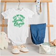 thumbnail image 3 of I'll Be Your Lucky Charm Clover Romper Boys or Girls Infant Baby Brisco Brands 6M, 3 of 6