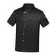 thumbnail image 4 of Chaqueta de chef de verano con botones a presión y manga corta para cocinar en hoteles Black XL, 4 of 9